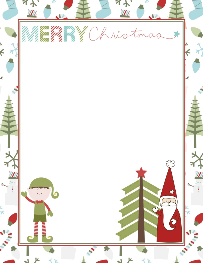 Add your personal touch to this adorable FREE Printable Letter from Santa with a personalized note to a special child in your life.