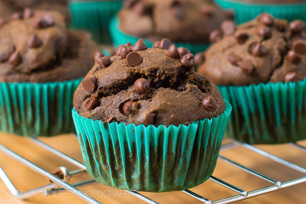 World's Best Dark Chocolate Pumpkin Muffins Recipe