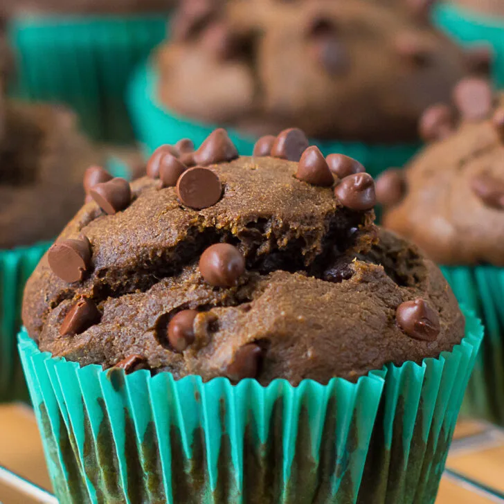 World's Best Dark Chocolate and Pumpkin Muffins Recipe