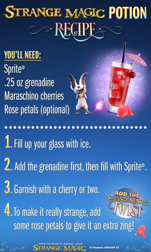 Strange Magic Activity Sheets and Recipes