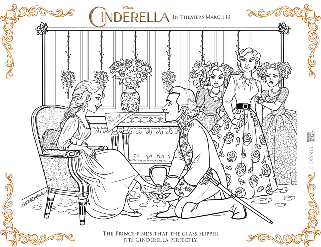 Free Printable Cinderella Coloring Pages