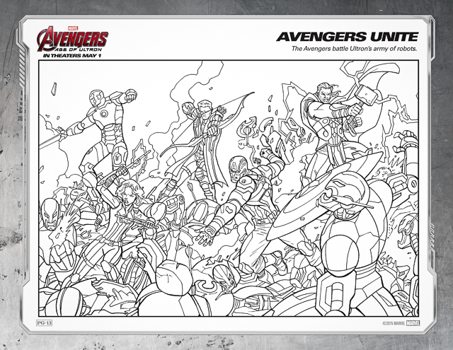 Avengers 2 Coloring Pages