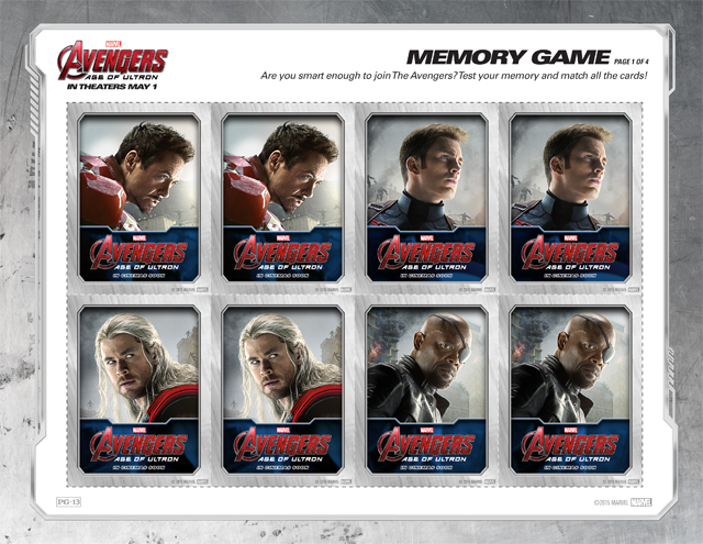Avengers Memory Game