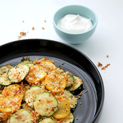 Baked Parmesan Squash Chips