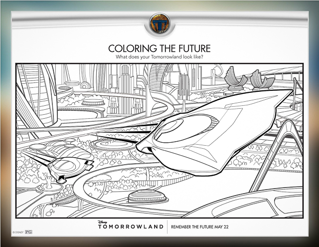 Free Printable Tomorrowland Coloring Pages & Activities