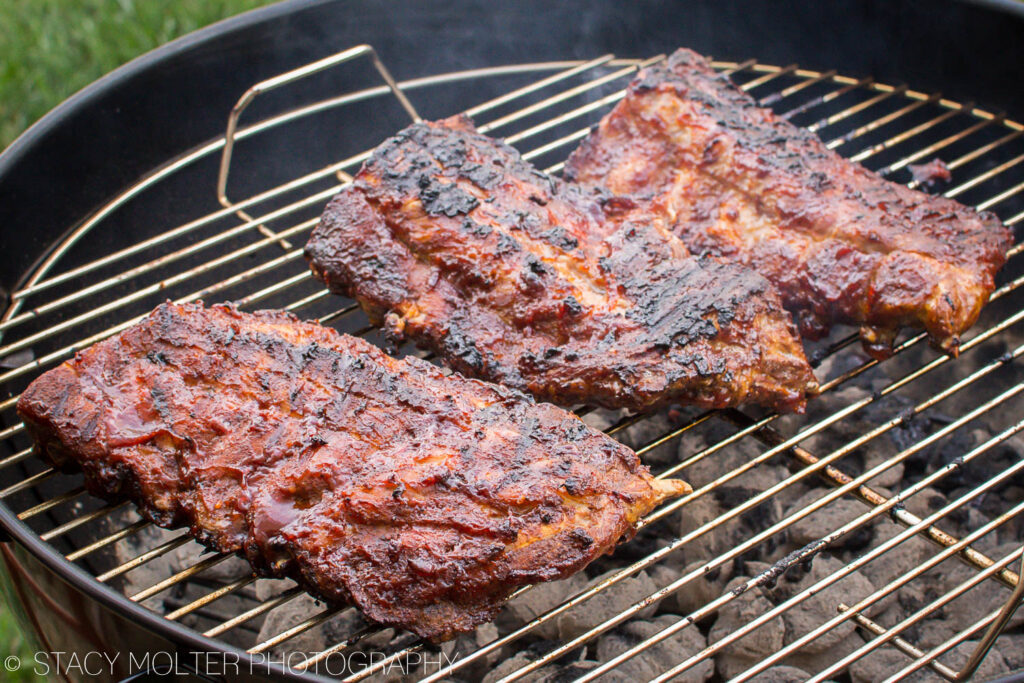 Perfect Fall Off the Bone Grilled Sweet BBQ Baby Back Ribs