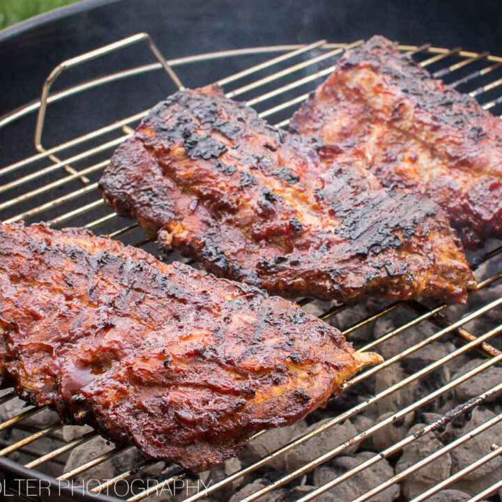Perfect Fall Off the Bone Grilled Sweet BBQ Baby Back Ribs