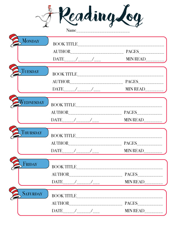 Free Printable Reading Log: Keep Track of Your Reading Progress