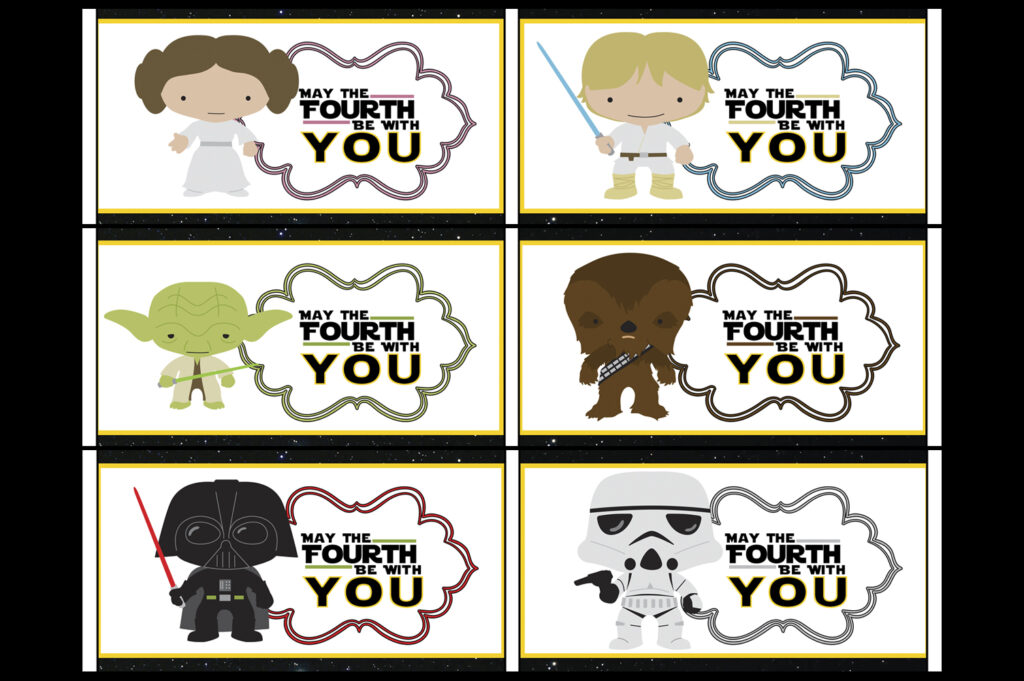 Star Wars May The Fourth Be With You Party Printables