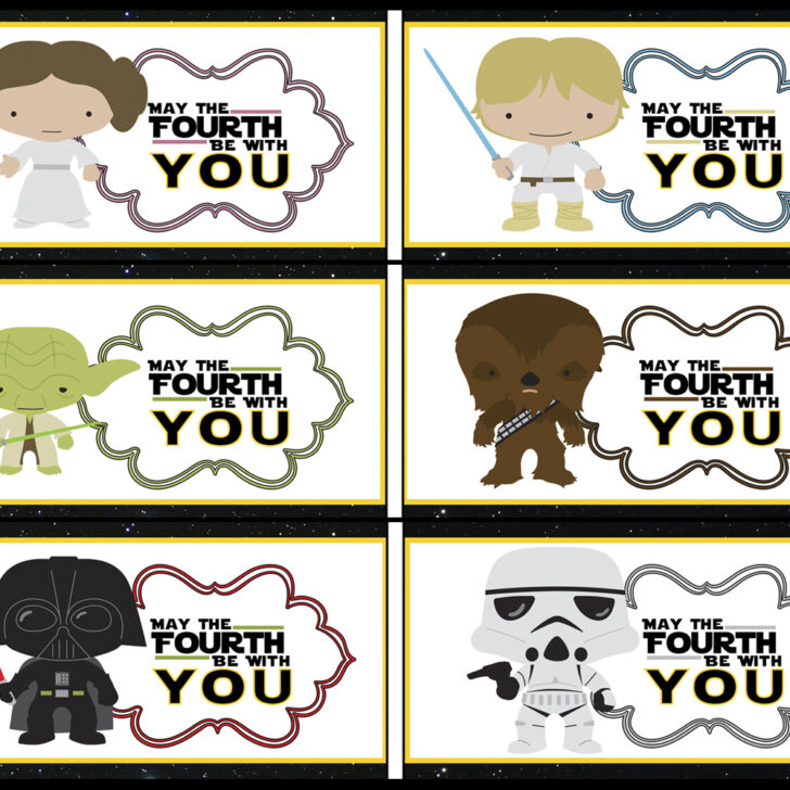 Star Wars May The Fourth Be With Your Party Printables