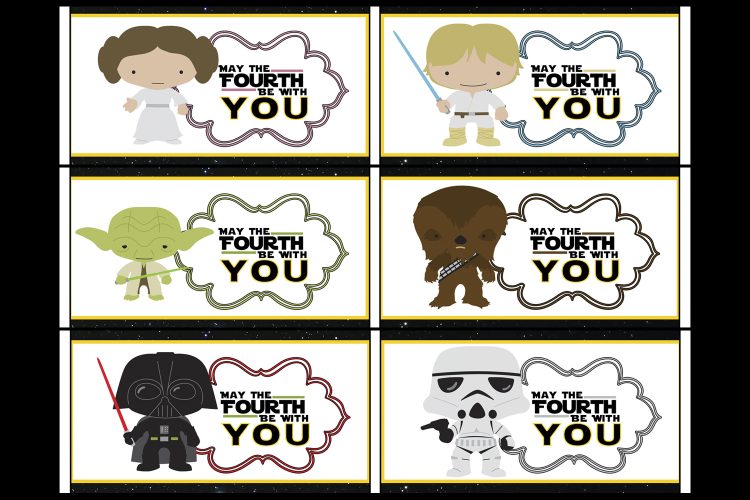 FREE Star Wars May The Fourth Be With You Party Printables - California ...