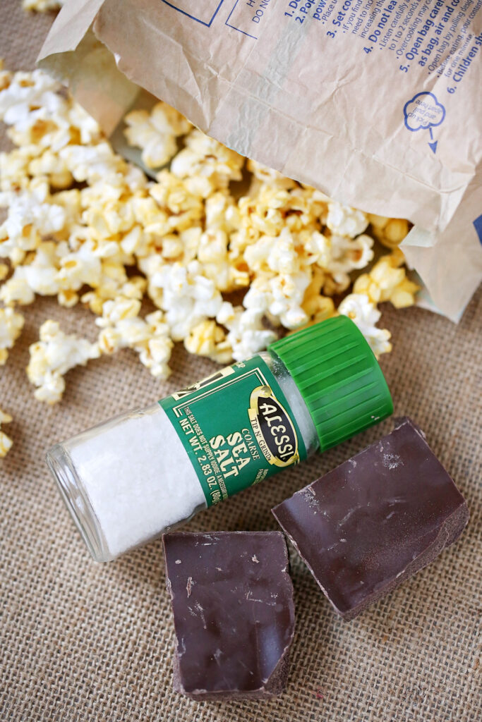 Salted Dark Chocolate Popcorn Recipe