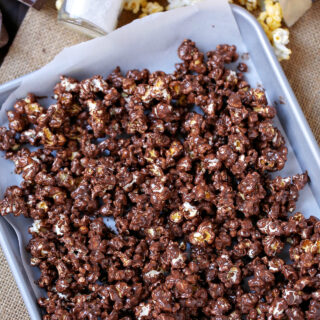 Salted Dark Chocolate Popcorn Recipe for Movie Nights