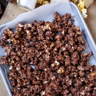 Salted Dark Chocolate Popcorn Recipe for Movie Nights