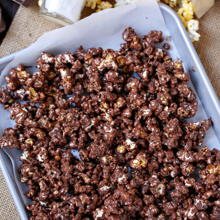 Salted Dark Chocolate Popcorn Recipe