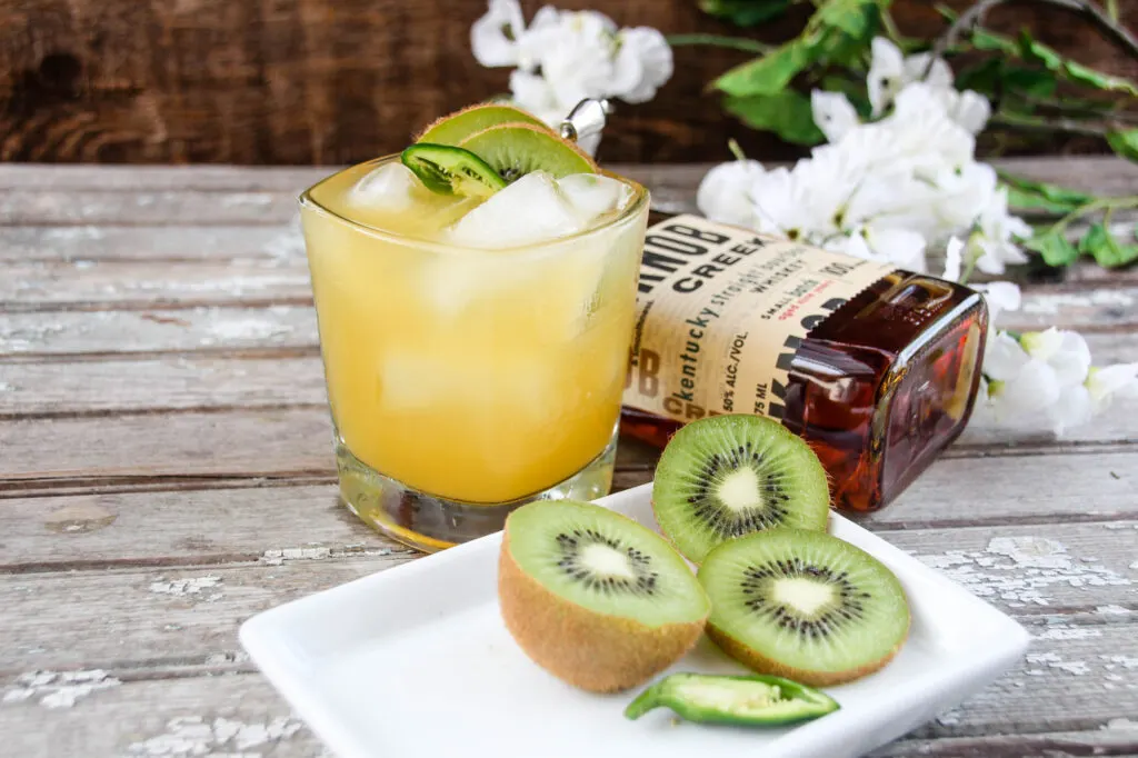 Spicy Tropical Bourbon Cocktail