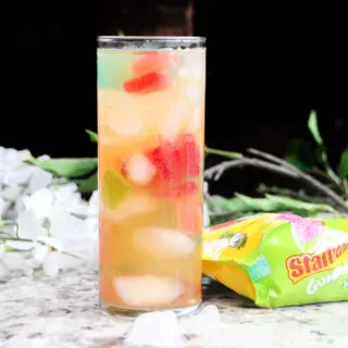 Hard Starburst Gummies Punch Cocktail