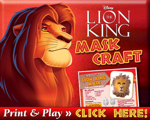 Lion King Mask Craft