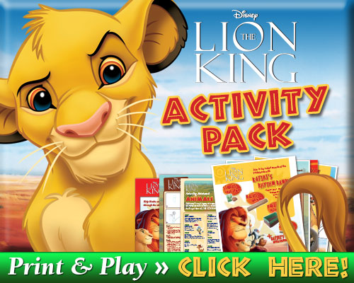 Lion King Activity Pack