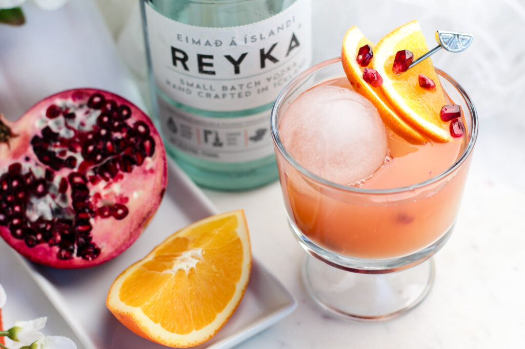 Pomegranate & Orange Cocktail