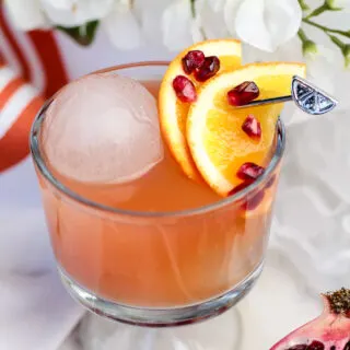 Pomegranate & Orange Cocktail