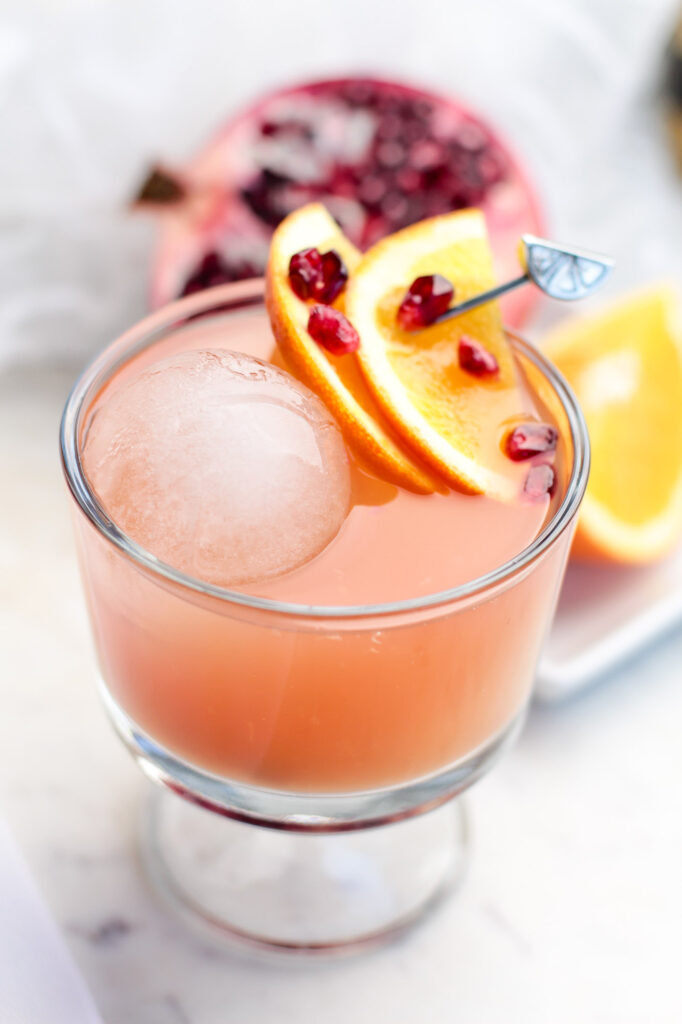 Pomegranate & Orange Cocktail