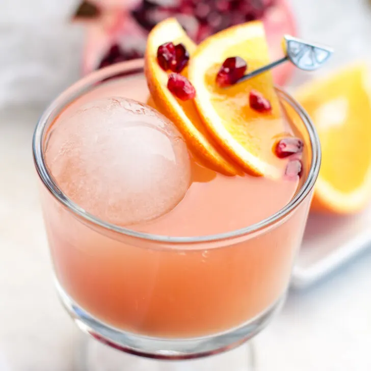 Pomegranate & Orange Cocktail