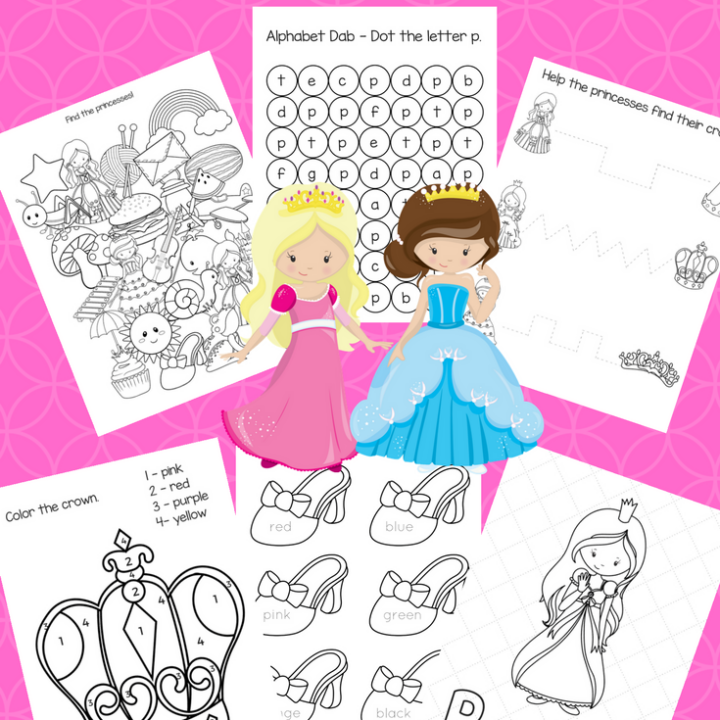 Big Preschool Workbook Download - For Girls