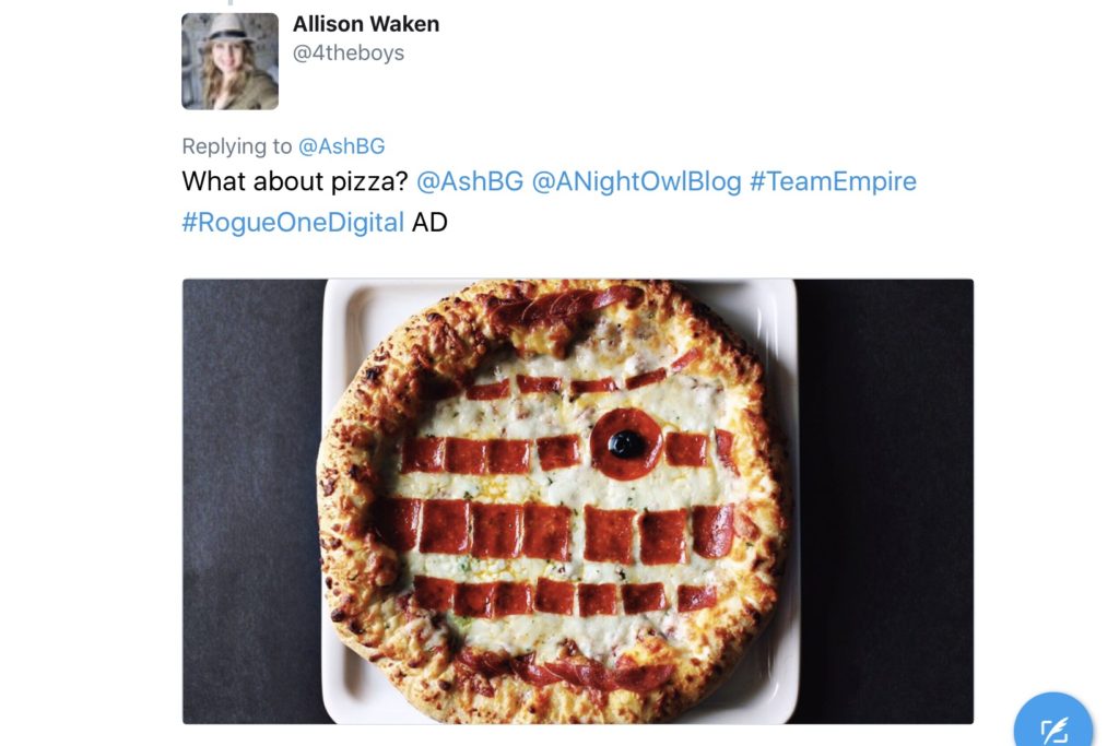 Rogue One Twitter Party - Rebels vs Empire