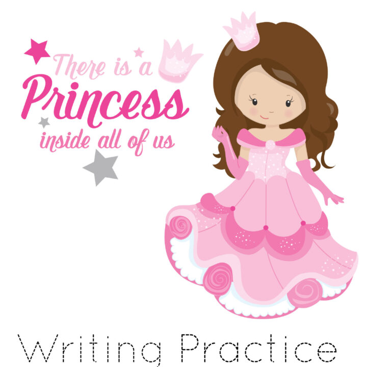 Free Printable 100 Sight Words List - Princesses