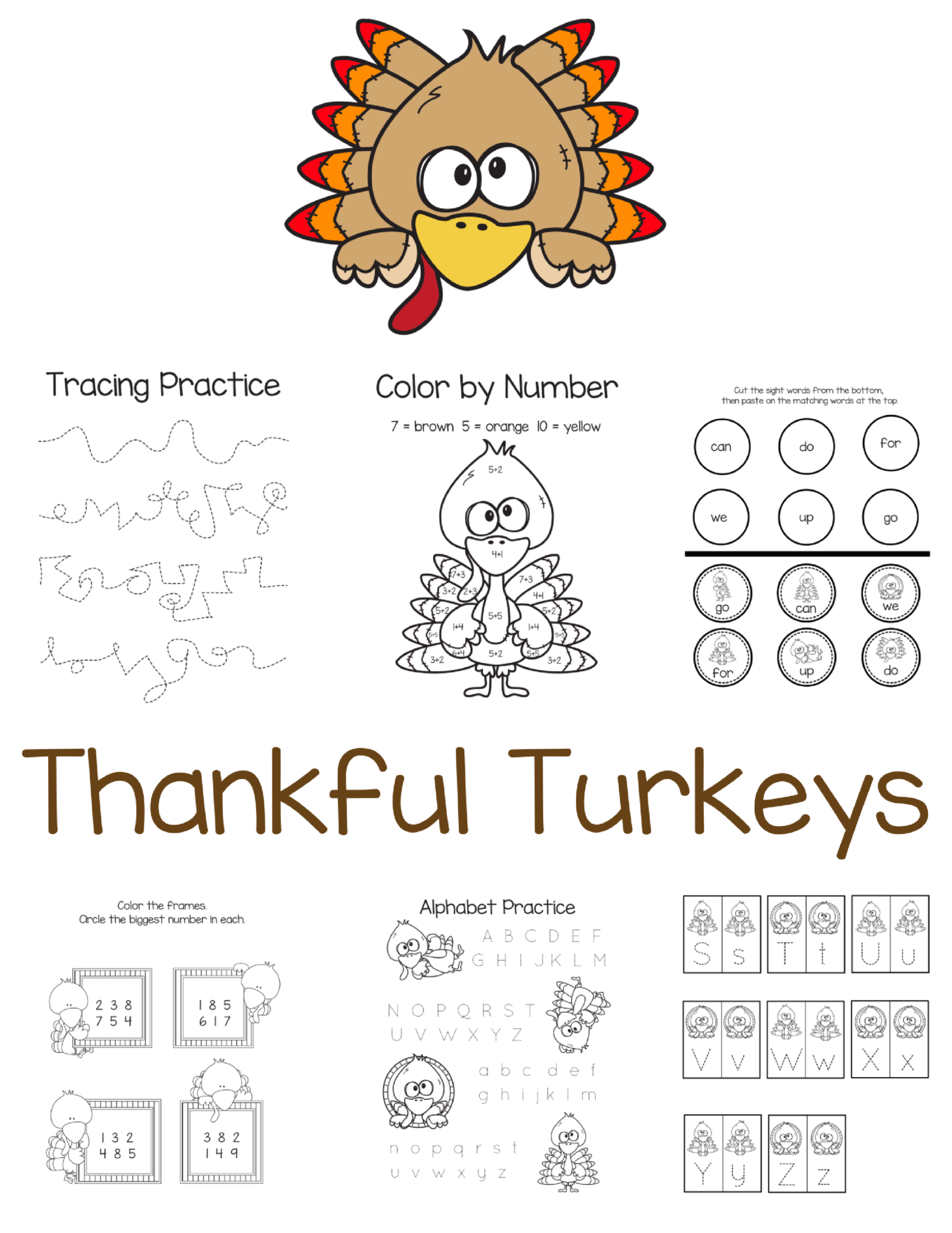 Free Early Education Thanksgiving Printable: Fun and Easy Activities for Kids