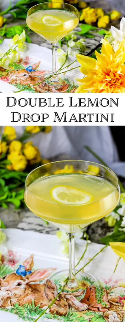 Double Lemon Drop Martini