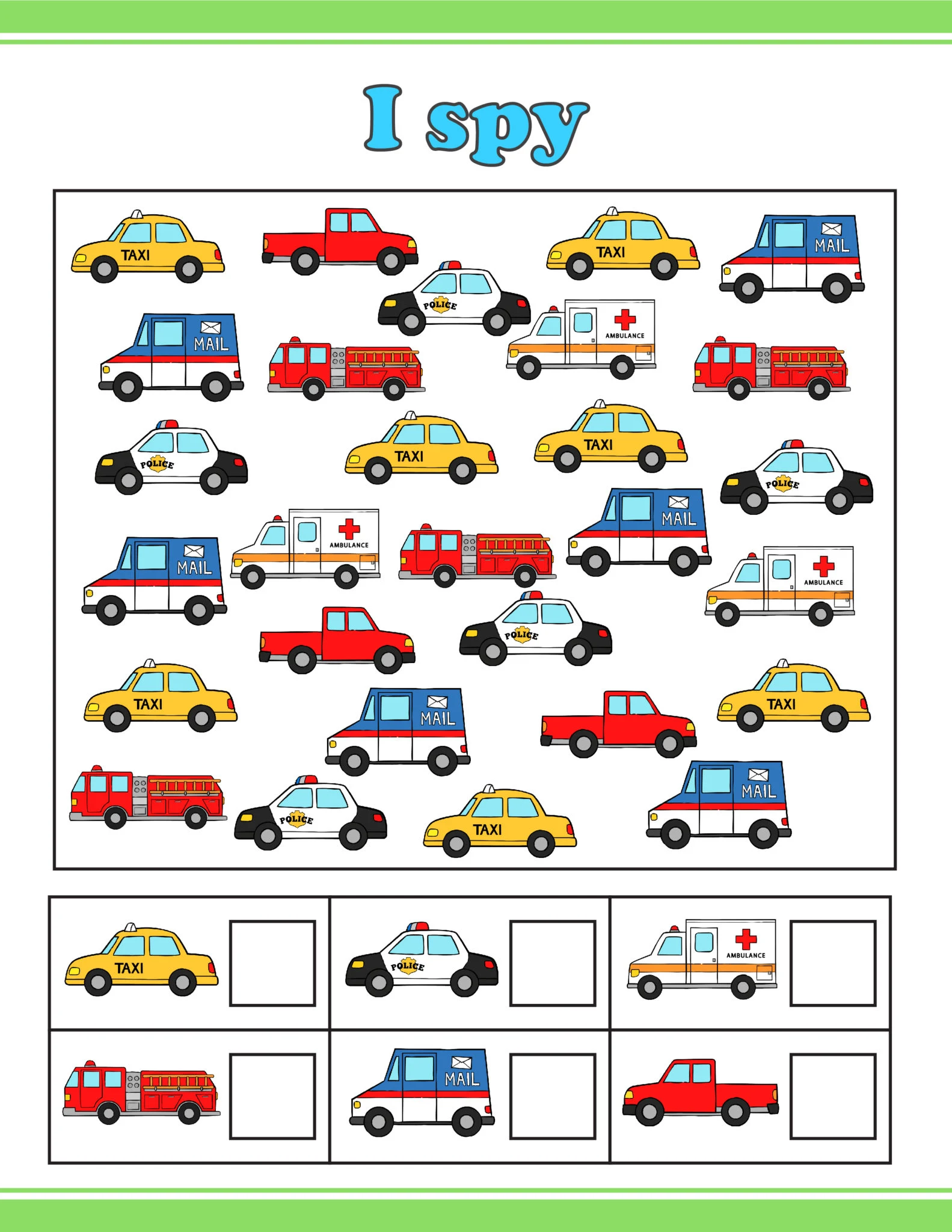 Free Printable Road Trip Games for Kids