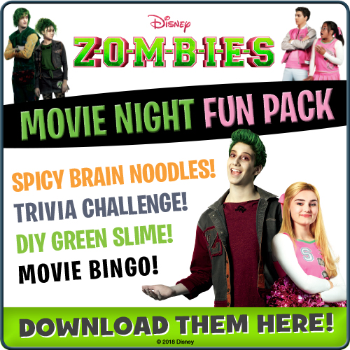 Disney Zombies Movie Night Fun Pack