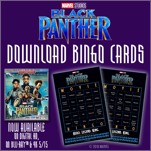 Black Panther Bingo Set