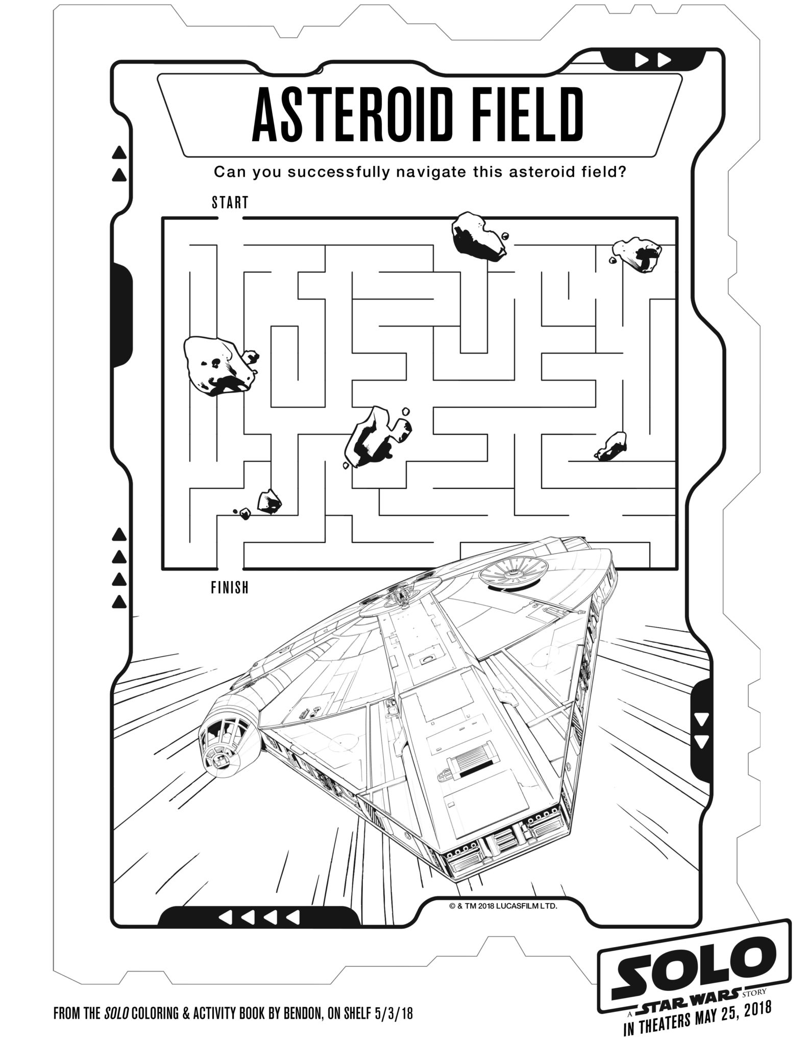 Solo: A Star Wars Story Activity Sheets