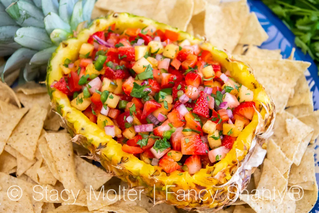 This Strawberry Pineapple Salsa recipe is a delightful twist on a traditional salsa recipe that incorporates the flavors of sweet strawberries and tropical pineapple. The contrast of the sweet fruits with the savory ingredients like red onion and jalapeno pepper makes it an appealing dish for a wide range of palates.