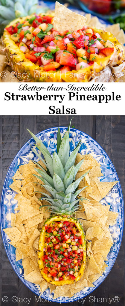 This strawberry pineapple salsa recipe combines sweet fruits and spicy jalapeno to create a flavor that pairs perfectly with grilled chicken or fish. Bonus, this recipe can even be severed as an appetizer with your favorite chips.