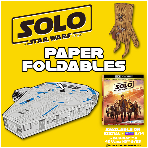 SOLO: A Star Wars Story Papercraft