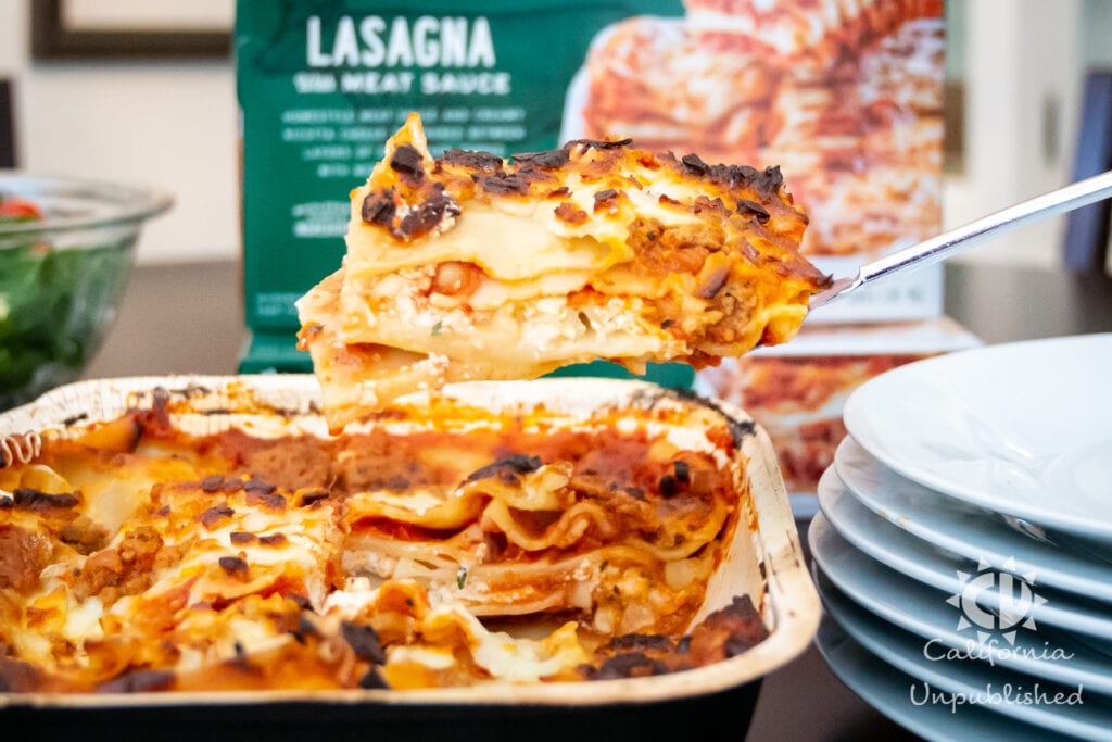 Easy Meal Solutions for a Busy Family with Michael Angelo’s Lasagna With Meat Sauce
