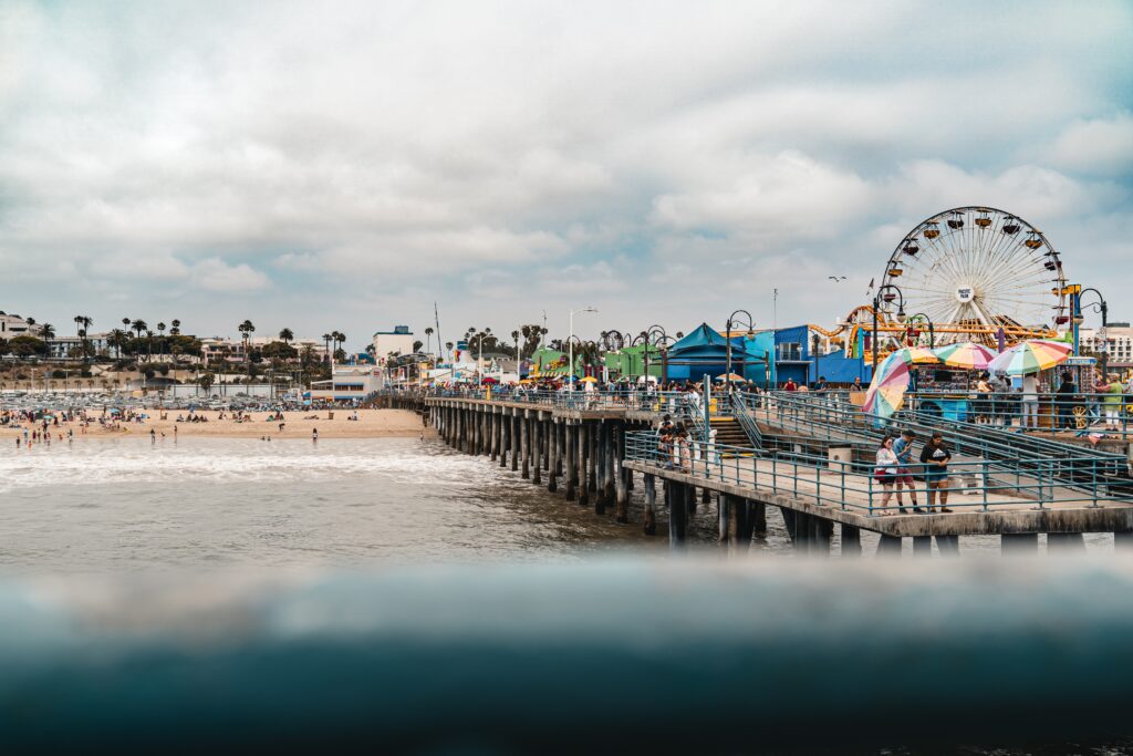 Santa Monica Pier - There are so many fun things for families to do in and around Los Angeles, and we've compiled some of our favorite spots in our list of Los Angeles day trips for families!
