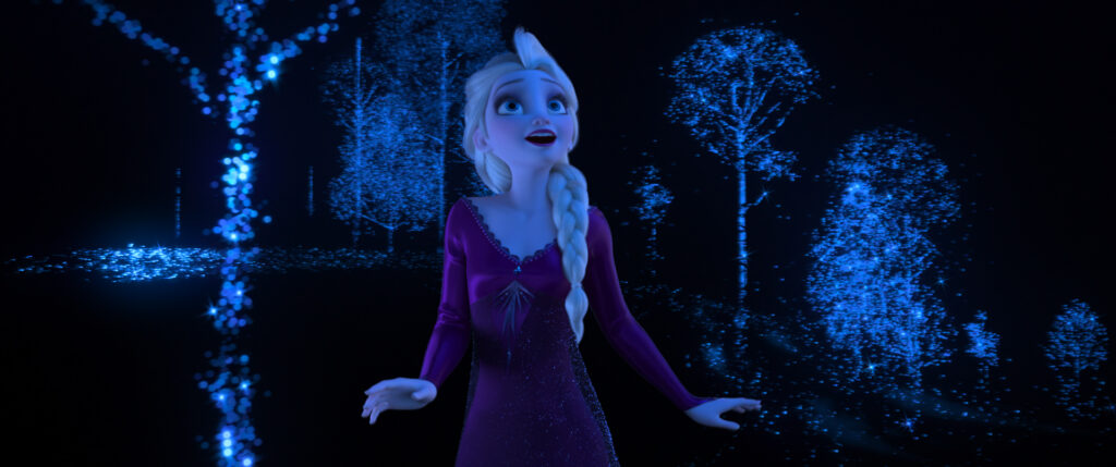 INTO THE UNKNOWN – In “Frozen 2,” Elsa feels that she’s being beckoned by a voice from far away, a calling she can’t ignore showcased in the original song “Into the Unknown.” She learns that answers await her—but she must venture far from home. Featuring Idina Menzel as the voice of Elsa, Walt Disney Animation Studios’ “Frozen 2” opens in U.S. theaters on Nov. 22, 2019. © 2019 Disney. All Rights Reserved.