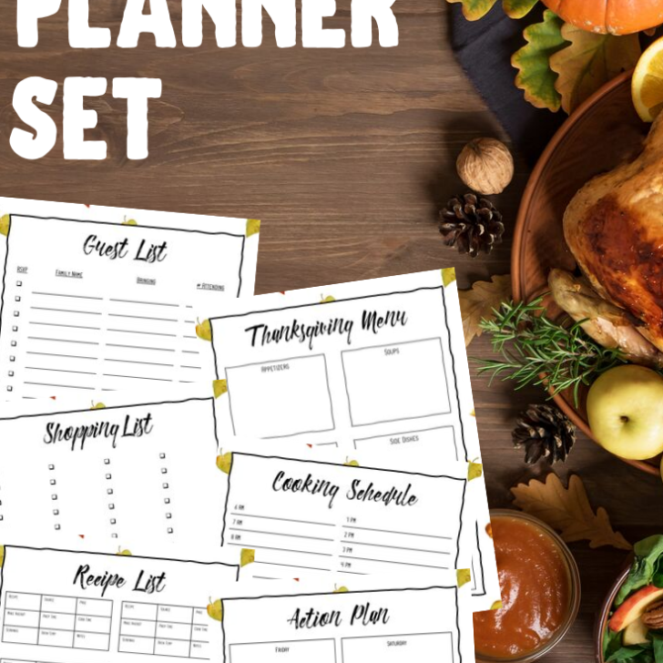 Free Printable Thanksgiving Dinner Planner