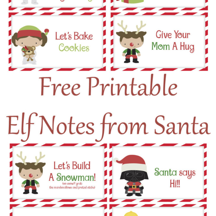 Printable Notes from Santa: Free Templates for Kids' Letters to Santa