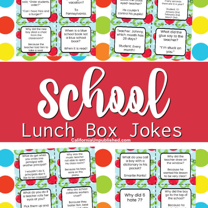 Free Printable School Lunch Notes