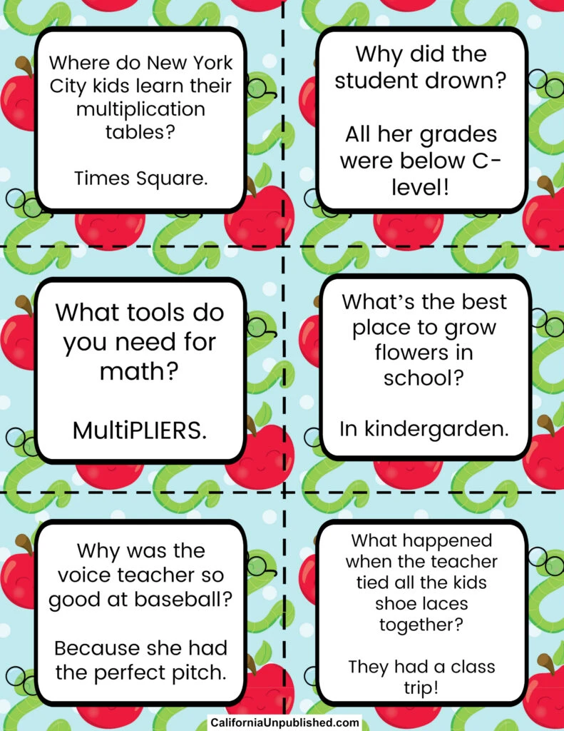 Free Printable School Lunch Notes