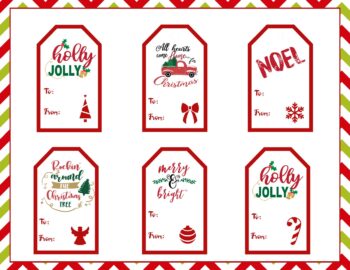 Free Printable Christmas Gift Tags: Add a Personal Touch to Your ...