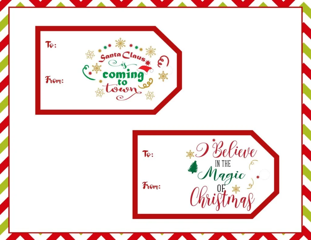 Free Printable Christmas Gift Tags: Add a Personal Touch to Your