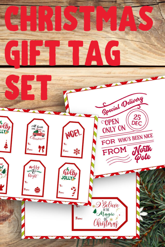 Add some personality to your Christmas gifts this holiday season with these cheerful free printable gift tags!