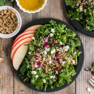 Kale and Quinoa Salad Recipe with Simple Lemon Dressing